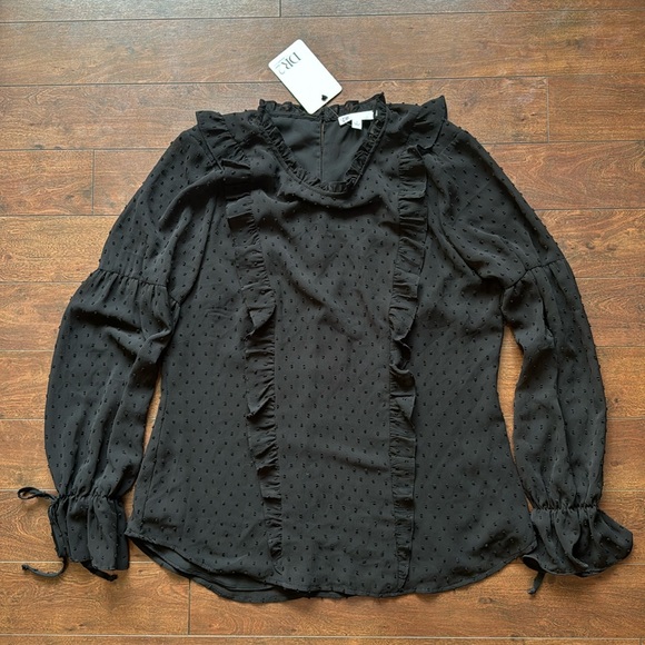 Blouse with Bubble Sleeve - Picture 1 of 7